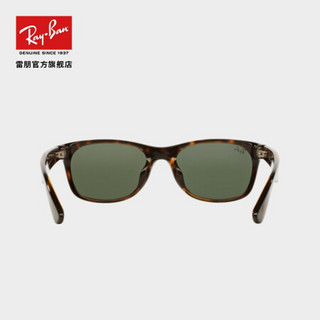 RayBan雷朋太阳镜男女款方形徒步旅行者镜框复古舒适墨镜0RB2132F可定制 902L玳瑁色镜框绿灰色镜片 【定制单拍不发，镜片需另拍】尺寸55