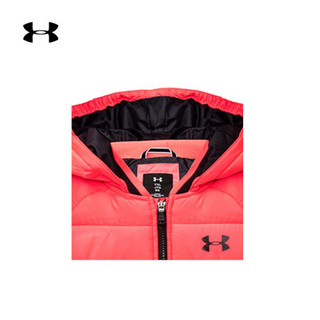 安德玛官方UA 女小童运动连帽飞行员夹克Under Armour1346670 粉色975 5