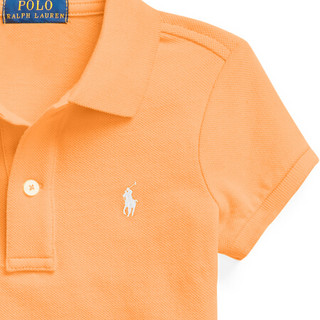 Ralph Lauren/拉夫劳伦女童 2020年夏季网布Polo衫33724 800-橙色 5