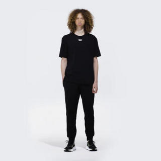 ADidas阿迪达斯男款纯棉运动裤宽松束脚休闲长裤ED7235 Black 2XL