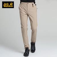 Jack Wolfskin狼爪官方男裤秋冬新品户外干爽弹力透气防晒50+冲锋裤长裤5520031 5520031-5605/沙丘色 50 180/90A