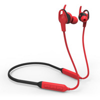 ThinkPad 联想 Pods One运动蓝牙耳机 双耳式后挂耳机 跑步耳机超长待机手机蓝牙耳机 珊瑚红