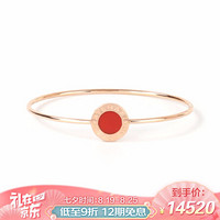 宝格丽（BVLGARI） BVLGARI BVLGARI系列 七夕情人节礼物 女士玫瑰金色手镯 356426-M