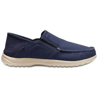 CROCS卡骆驰男鞋百搭舒适乐福鞋一脚蹬套脚低帮休闲鞋204834 Navy / Cobblestone 7