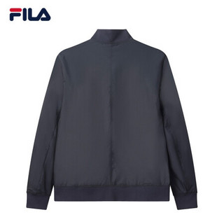 FILA 斐乐官方男士梭织外套2020秋季新款商务茄克舒适运动外套男 传奇蓝-NV 175/96A/L