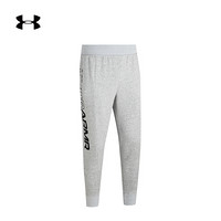 安德玛官方UA Baseline男子抓绒运动长裤Under Armour1356781 灰色011 3XL