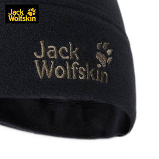 Jack Wolfskin狼爪官方男女帽20秋冬新款户外情侣休闲保暖抓绒舒适套头毛线帽19590 19590-60/黑色/20秋冬 FREE