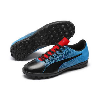 Puma彪马男鞋系带拼色条纹Logo厚底低帮运动鞋休闲鞋105523 Black-Bleu Azur-Red Blast 10