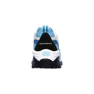 SKECHERS斯凯奇女鞋松糕鞋百搭老爹鞋时尚运动鞋13400 Blue/White 11