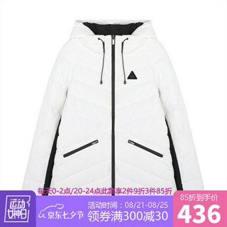 乐卡克公鸡舒适保暖时尚短装羽绒服女CB-5860183 白色 XL