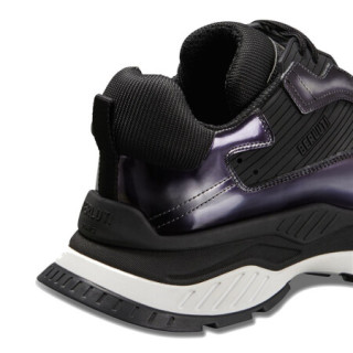 berluti伯鲁提男鞋运动鞋厚底时尚复古设计黑色网格尼龙内里牛皮材质