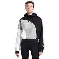 The North Face北面女士卫衣套头拼接连帽休闲运动帽衫NF0A4AUD BLACK/GREY/WHITE XS