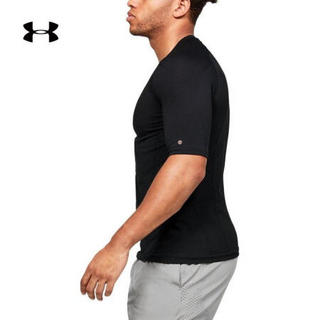 安德玛官方UA RUSH Seamless男子运动紧身衣Under Armour1351451 黑色001 XL