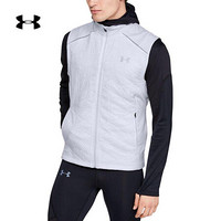 安德玛官方UA ColdGear Reactor男子运动马甲Under Armour1342709 灰色014 XXL