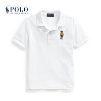 Ralph Lauren/拉夫劳伦男童 2020年早秋CP-93小熊图案Polo衫33927 100-白色 5