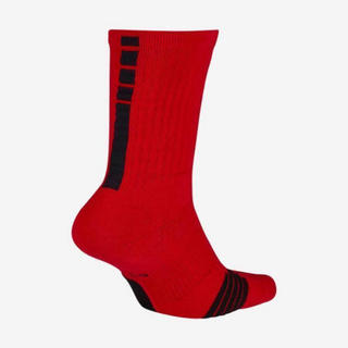 耐克Nike袜子男袜篮球袜运动休闲袜长筒袜SX7622 Red/Black/Black S (W 4-6)
