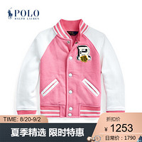 Ralph Lauren/拉夫劳伦女童 2020年春季起绒布棒球夹克32950 670-粉红色 6