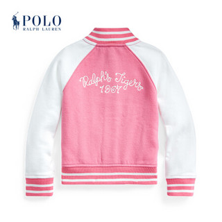 Ralph Lauren/拉夫劳伦女童 2020年春季起绒布棒球夹克32950 670-粉红色 6