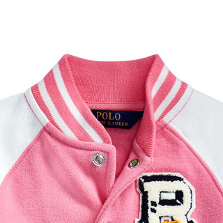 Ralph Lauren/拉夫劳伦女童 2020年春季起绒布棒球夹克32950 670-粉红色 6