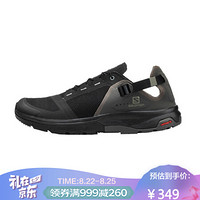 萨洛蒙（Salomon）男款户外休闲涉水沙滩溯溪鞋 TECH AMPHIB 4 M 黑色 409925 UK9(43 1/3)