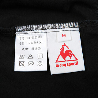 乐卡克公鸡前后贴袋设计梭织休闲短裤男CY-3802181 黑色 S