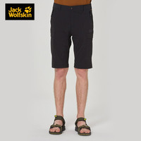 Jack Wolfskin/狼爪官方短裤男士夏季户外运动休闲透气1503781 5519051-6000/黑色 50