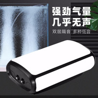 派乐特 鱼缸增氧泵氧气泵增氧机制氧机水族箱气泵家用造氧泵 9W双孔套餐