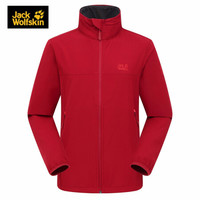 Jack Wolfskin/狼爪官方男装 春季新款户外时尚休闲防溅水防风软壳外套1305471 1305471-2049/红褐色 XL 185/104A
