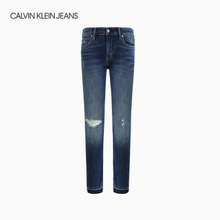 CK JEANS 2020秋冬 女装中腰紧身版牛仔裤CK JEANS011 J214650 1A4-深蓝色 26