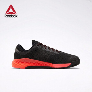 Reebok锐步官方 NANO 9 女子健身训练低帮鞋 EGQ73 FU6832_黑色/红色 35