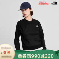 TheNorthFace北面针织卫衣女户外柔软舒适上新|4AQP JK3/黑色 S