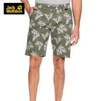 Jack Wolfskin/狼爪官方男夏季户外短裤休闲运动短裤排汗透气1503861 1503861-7892/卡其纹 46 175/84A