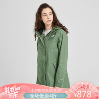 TheNorthFace北面防水透气冲锋衣女户外|497O ZCE/绿色 L