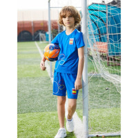 卡尔美KELME(kids)男童短袖T恤大童圆领宽松上衣20夏季新款潮儿童洋气TZ5021301A 白色 110cm