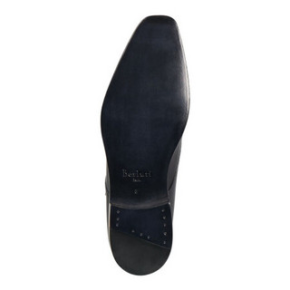 Berluti伯鲁提男鞋皮鞋双扣带精致设计正装都市时尚风格牛皮材质 45