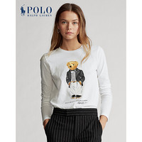 Ralph Lauren/拉夫劳伦女装 2020年夏季Polo小熊圆领衫21532 100-白色 XS