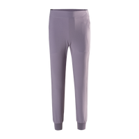 诺诗兰弹力瑜伽长裤女士2020夏季新款训练打底跑步健身裤 GL092490 紫苑色 175