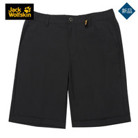 Jack Wolfskin/狼爪官方男裤20春夏新款户外弹力舒适吸湿透气防晒五分裤短裤 FS 5520091-6000/黑色 48 175/86A