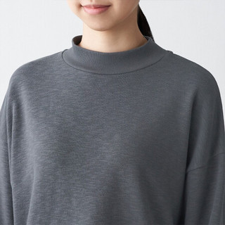 MUJI 無印良品 女士立领卫衣 BBC08A0A 炭灰色 M-L