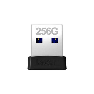 雷克沙（Lexar）S47 U盘 高速USB3.0/USB3.1优盘 加密 迷你闪存盘车载U盘 USB3.1 256G 送Type-C转接头3.0