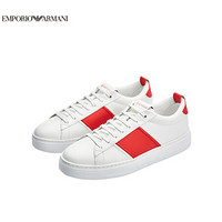 EMPORIO ARMANI 阿玛尼奢侈品20春夏男士休闲鞋 X4X287-XM096 WHITE-M569 9
