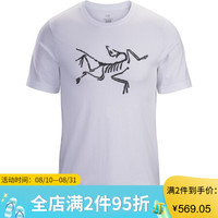 始祖鸟(ARC’TERYX)短袖男户外休有机棉舒适透气圆领T恤LOGOARC00XY囤(2424) White L