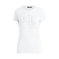 Lauren/拉夫劳伦女装 经典款LRL图案T恤60053 E86-白色 XXS 尺码偏大
