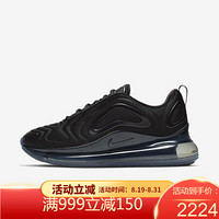 耐克Nike Air Max 720女子大气垫运动减震跑步鞋CD2047 Black/Black/Black 9