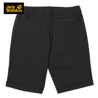 JackWolfskin狼爪官方男裤20春夏新款户外运动休闲登山徒步透气防晒五分裤短裤5520091 5520091-6000/黑色 50 180/90A