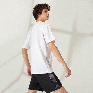 CK PERFORMANCE 2020春夏款男装针织运动短袖T恤4MS0K105 100-白色 S