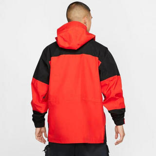 耐克Nike男士夹克连帽外套冲锋衣CT2255 Black/Red/Red XS