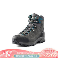 SCARPA 思卡帕 徒步鞋男  冈仁波齐 穿越版 GTX防水高帮户外登山鞋61056-200 鲨鱼灰拼蓝 41