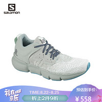 萨洛蒙（Salomon）女款舒适减震城市户外运动路跑鞋 Predict SOC W 冰蓝色411267 UK4(36 2/3)