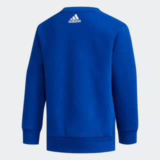 阿迪达斯官网 adidas LB CREW SWEAT 小童装训练套头卫衣DT2416 如图 140CM